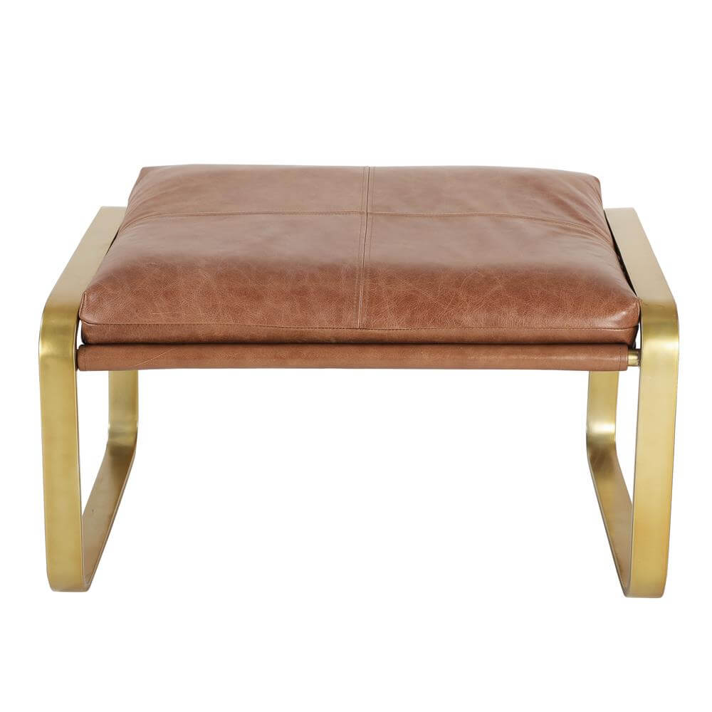 Milton Leather Stool